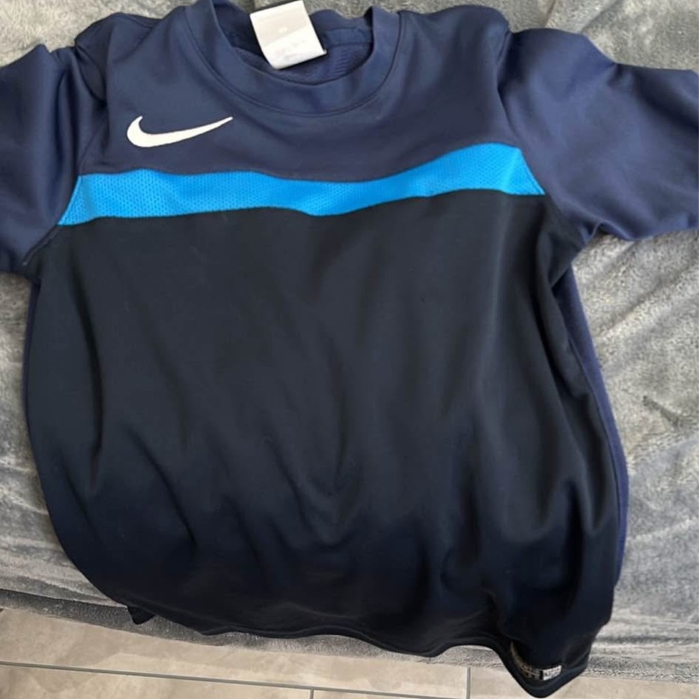 Nike Kids' Navy and Blue Sports Top